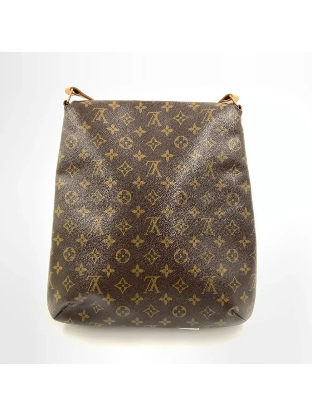 Louis Vuitton Monogram Musette Shoulder Bag Brown